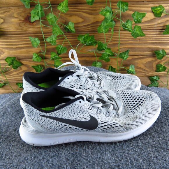 Nike Women's Free RN Sneaker Gray Synthetic‎ Sz 10.5 Medium Gently Used 2025 - Picture 3 of 6